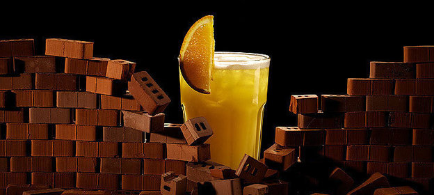 Хмельной десерт с бананами