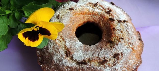 Кекс с йогуртом и какао