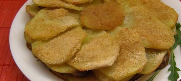 Картофельная запеканка по-монастырски