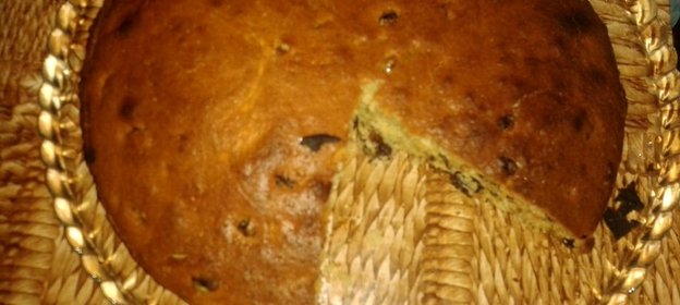 Английский кекс с изюмом