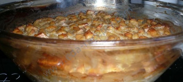 Запеканка из свинины с картофелем