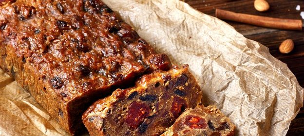 Рождественский фруктовый кекс