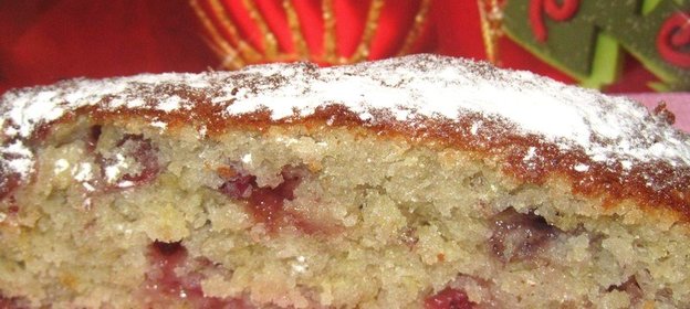 Простой кекс на йогурте