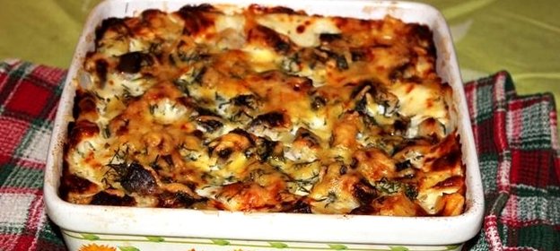 Запеканка из сельди и картофеля