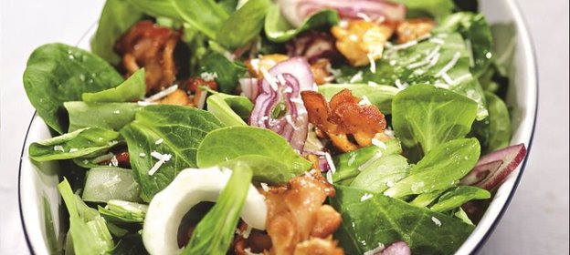 Салат с пак-чой и вешенками