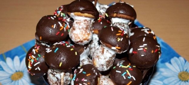 Печенье Грибочки в формочке