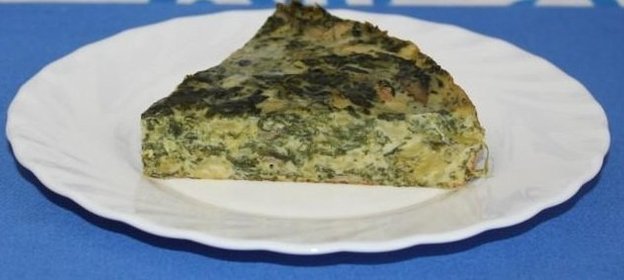 Запеканка из брокколи и шпината