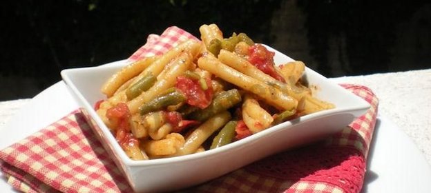Паста со стручковой фасолью