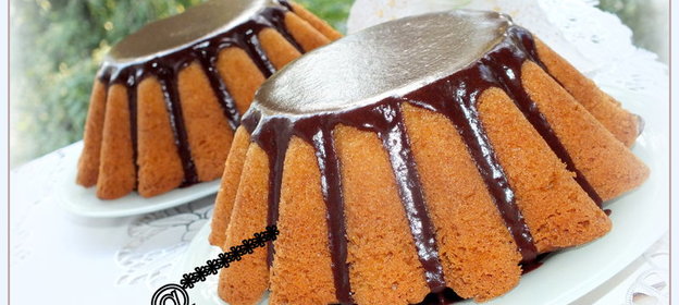 Кекс с яблоками