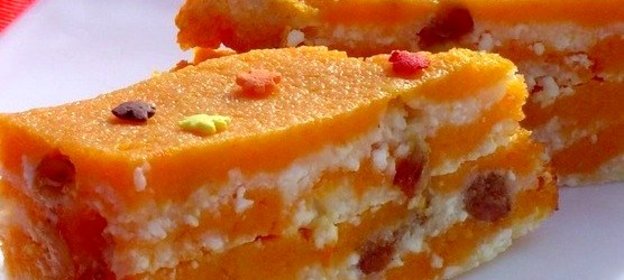 Творожная запеканка с морковью