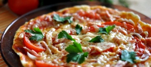 Пицца Минутка в микроволновой печи