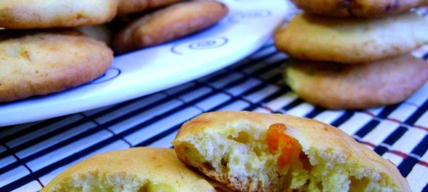 Печенье кукурузное с курагой