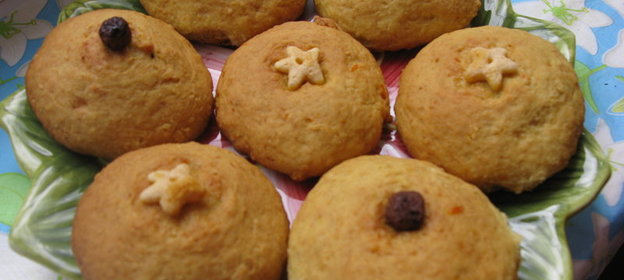 Мягкое творожно-овсяное печенье и ноткой апельсина