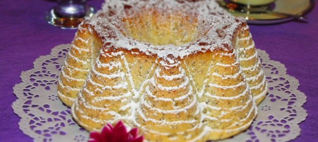 Лимонно - маковый кекс