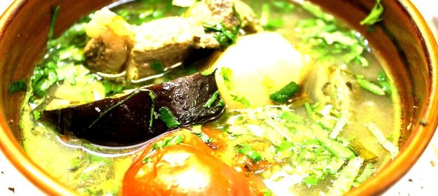 Чанахи с бараньей корейкой