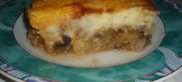 ОВОЩНАЯ ЗАПЕКАНКА С ФАРШЕМ