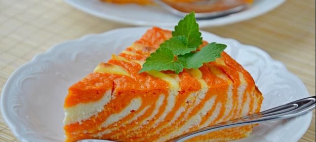 Тыквенно-творожная запеканка