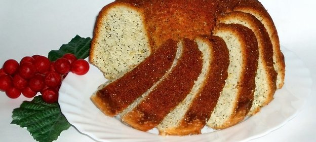 Лимонно-маковый кекс