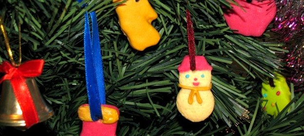 Новогоднее печенье на елку