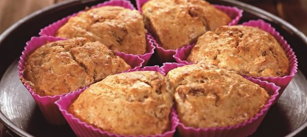 Яблочные кексы