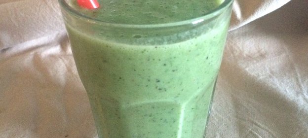 Ванильный смузи из киви и дыни