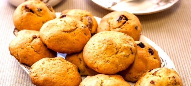 Печенье с сушеным инжиром и вяленой клюквой