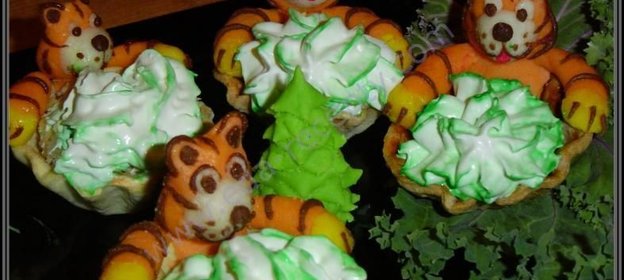 Десерт для детей Полосатики