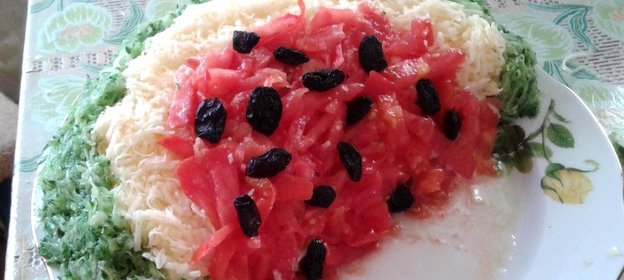 Салат Долька арбуза