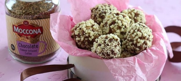 Кофейные трюфели из белого шоколада