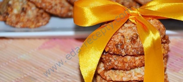 Ореховое печенье без муки