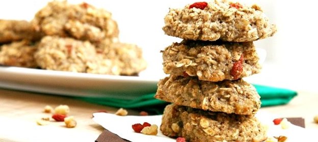 Диетическое овсяное печенье с творогом