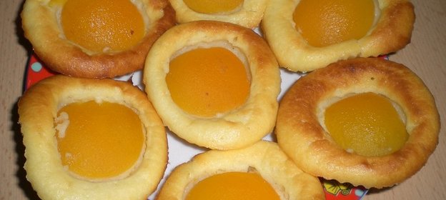 Творожные кексики с абрикосами