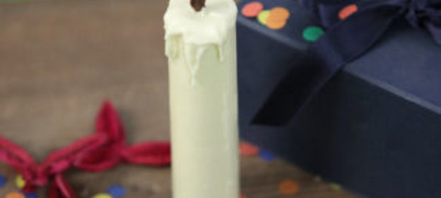 Шоколадная свечка от шоколатье Дмитрия Матейчика