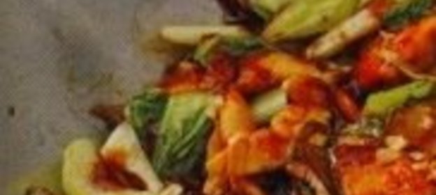 Салат из красной редиски