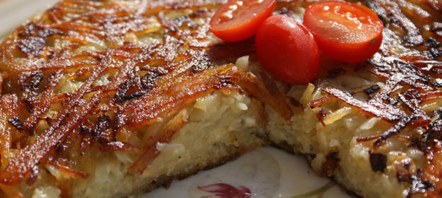 Картофельная запеканка с сыром