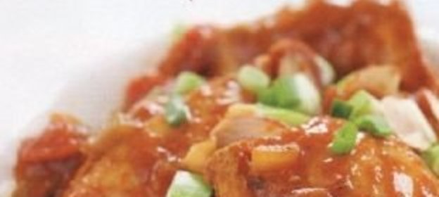 Куриные бедрышки под соусом карри