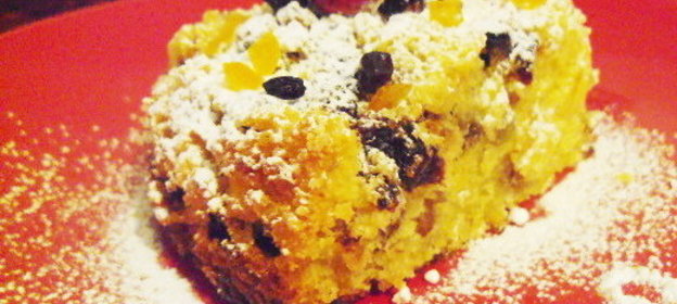 Апельсиновый кекс (постный)