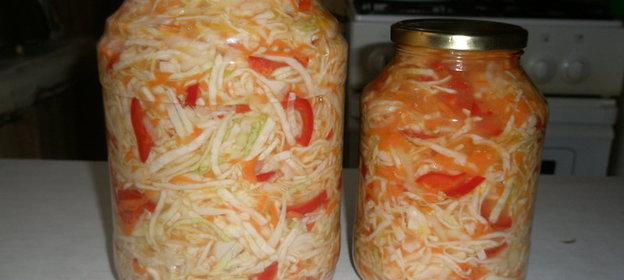 Капустный салат на зиму