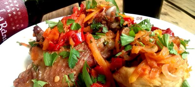 Чахохбили из курицы по-грузински