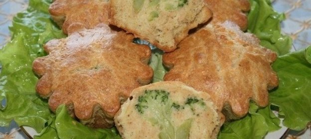 Кексы с брокколи