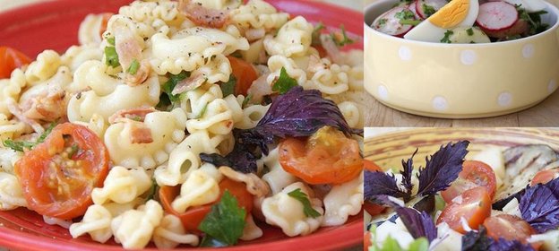 сытные и простые салаты к пикнику