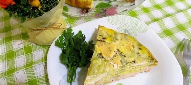 Запеканка из кабачков с фаршем в мультиварке