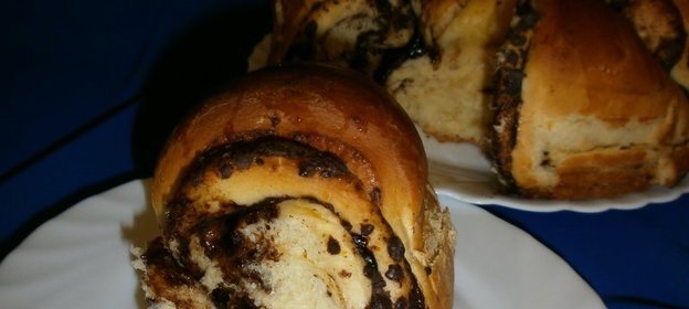 Апельсиновый пирог с шоколадом