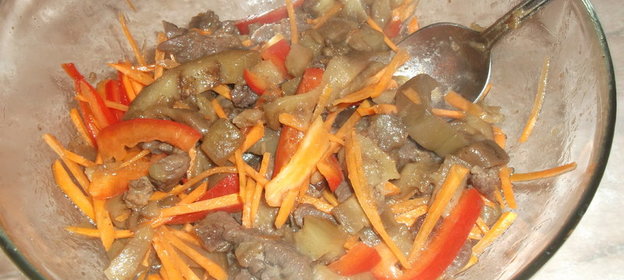 САЛАТ =КУРИНЫЙ ПИКАНТНЫЙ=