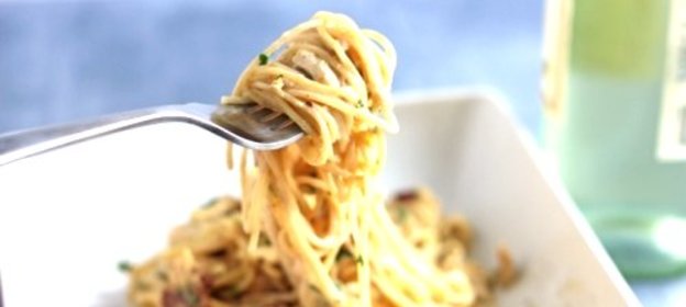 Спагетти с куриной грудкой