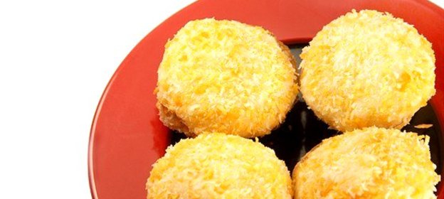 Кокосовое печенье с тростниковым сахаром