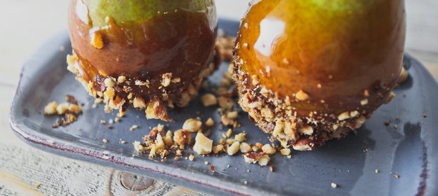 Груши в медовой карамели