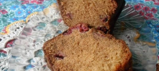 Кекс с вишней на кефире