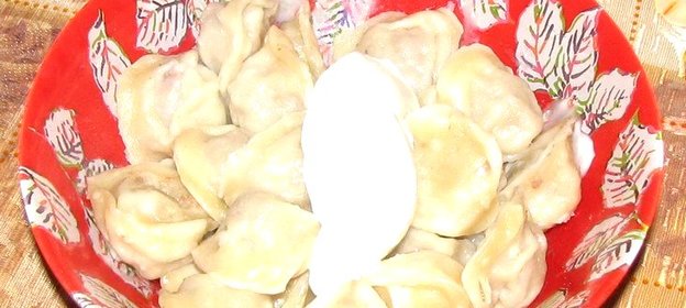 Домашние паровые пельмени