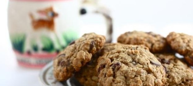 Овсяное печенье с грецкими орехами